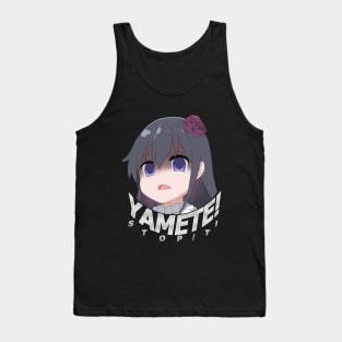 wataten an angel flew down to me - Hana Disguest Face Yamete ! Tank Top